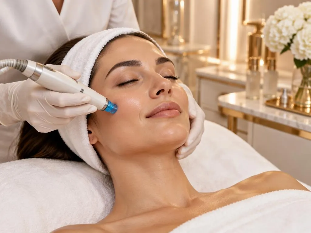 Soin Hydrafacial chez Aura Beauty Lab